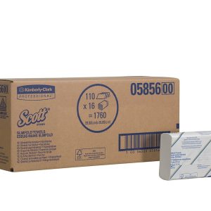 Toalha de Mãos Scott Slim Fold Cx.16×100