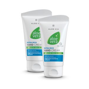 Aloe Vera Crema de manos extra rica Set de 2