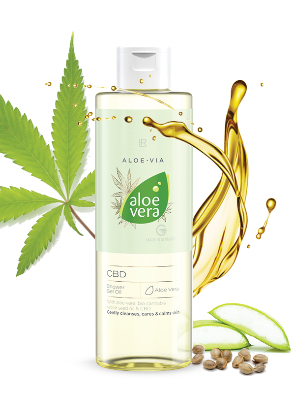 Aloe Vera CBD Óleo Gel de Duche