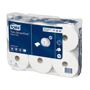 Papel Hig. Tork SmartOne 208mts Extracção Central F.Dupla Sc/6un.