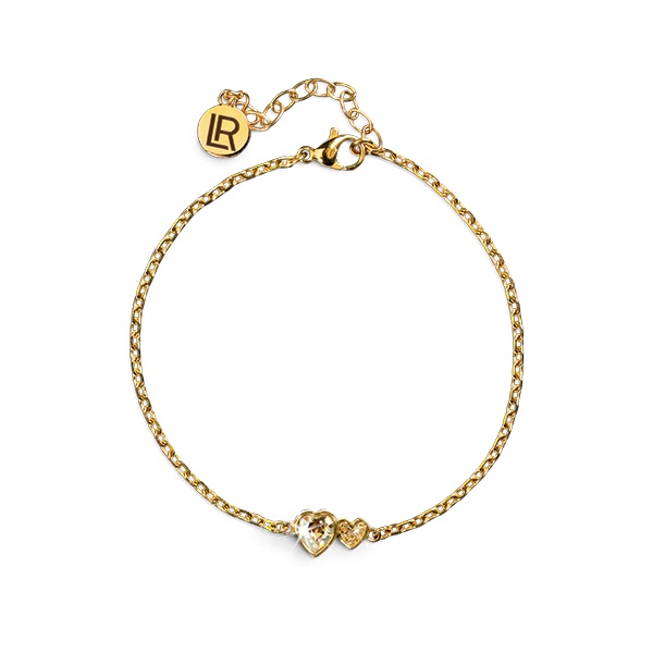 Pulseira com coração com cristais Swarovski® Edição Limitada