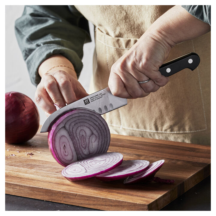 Zwilling 5,5 Polegadas, Santoku Com Furo Na Lâmina Facas Japonesas - Image 3