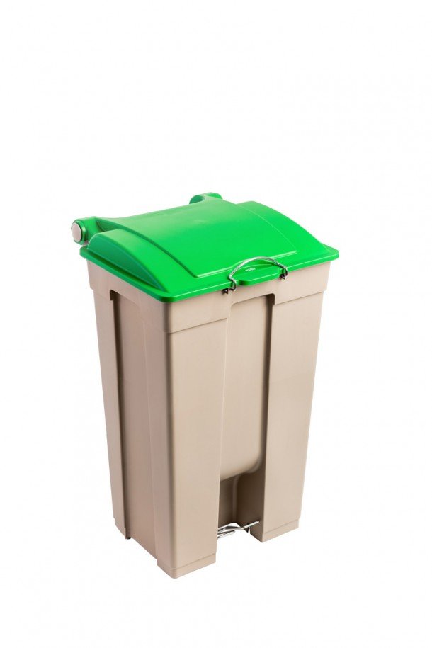 Balde de Lixo Faplana 771 C/Rodas e Pedal 85Lts.