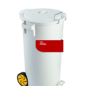 Balde de lixo Faplana 787 Sem Pedal Com Rodas 80Lts.