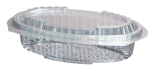 Saladeira Oval 375ml PET Cx400un.
