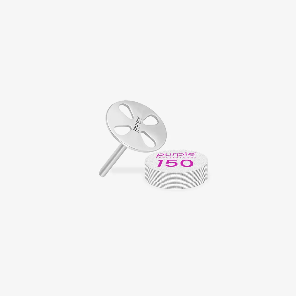 Base metálica 20mm de Discos adesivos circulares p/ pedicure