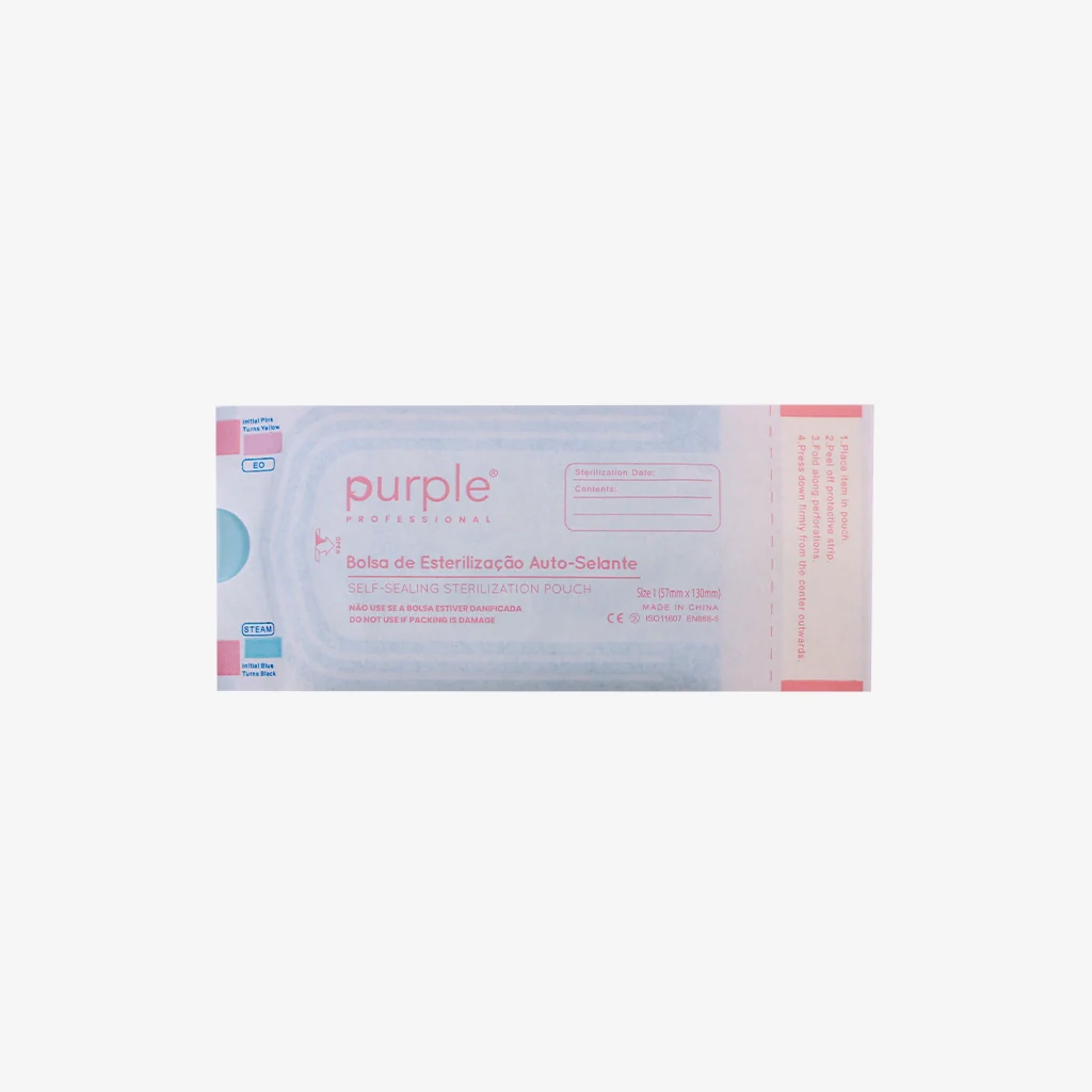 Bolsas de esterilização auto-selantes 57mmX130mm (200 uni)