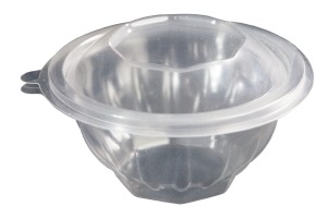 Saladeira Plast. Redonda Guillin R-250 APET 250cc 100un.