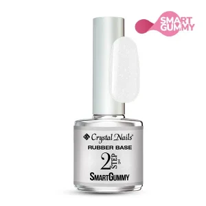 2S SmartGummy Rubber base gel Nr48 Shimmer White 8ml