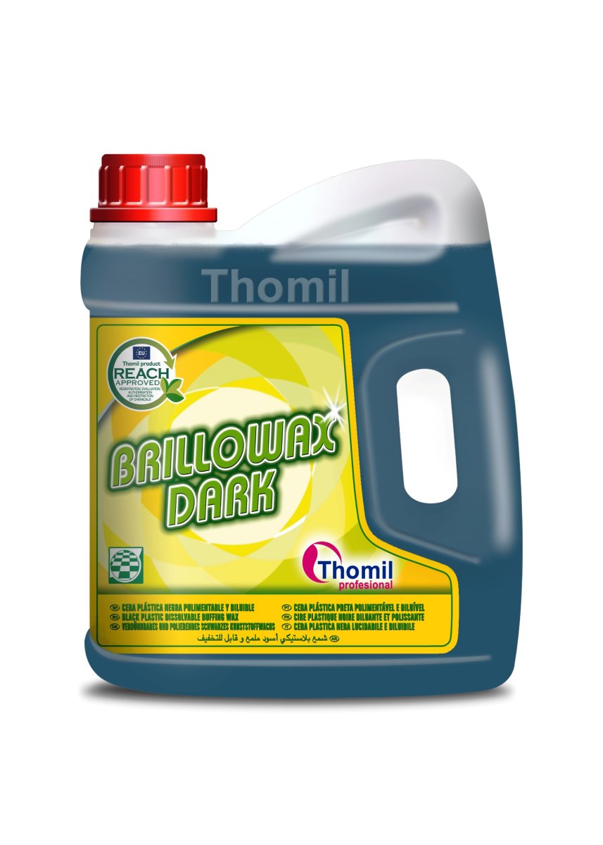 BRILLOWAX DARK-Cera Plast. Preta Polimentada 4Lts